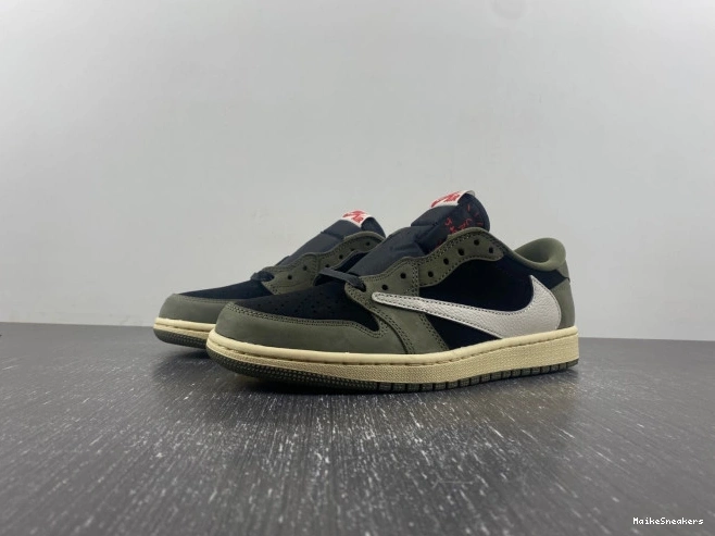 MaikeSneakers SP LOW X JORDAN AIR OG 'BLACK DM7866-002 OLIVE' TRAVIS SCOTT 1 0725